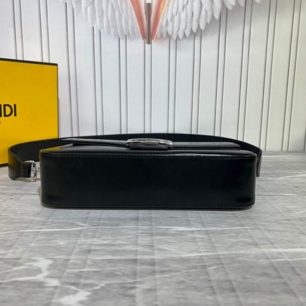 Fendi baguette leather black 26cm Bags