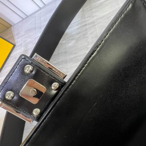 Fendi baguette leather black 26cm Bags