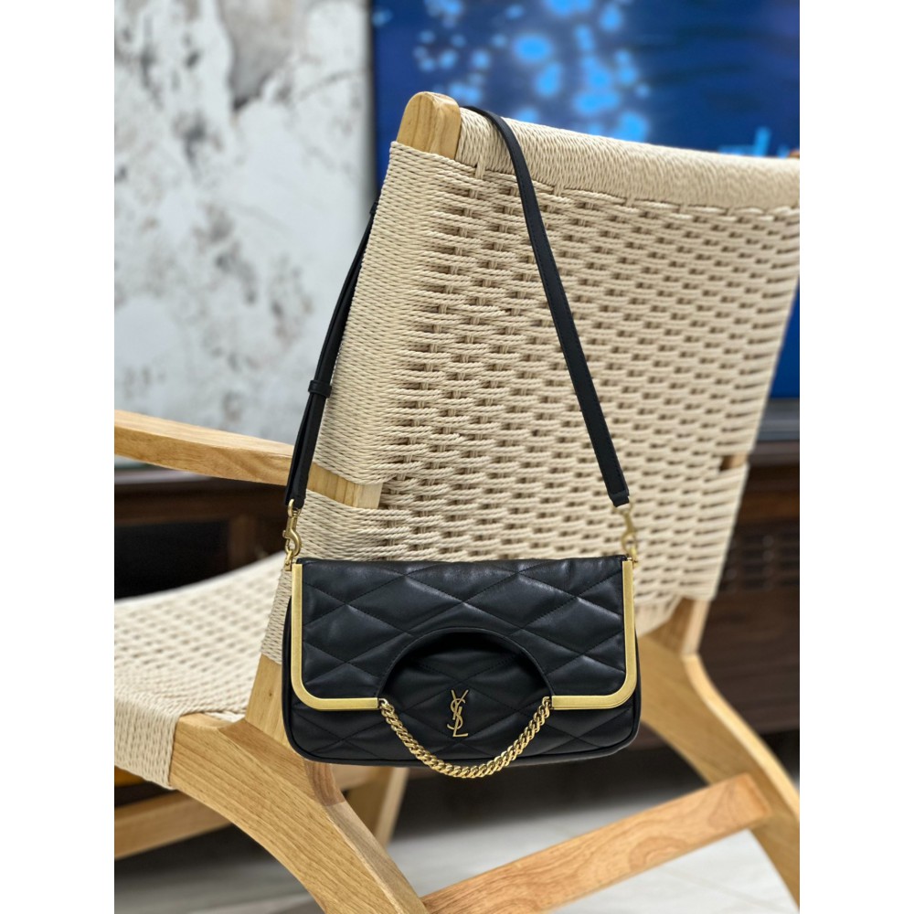 Ysl 87 in quilted lampskin 29(16cm)/17x4cm Bags