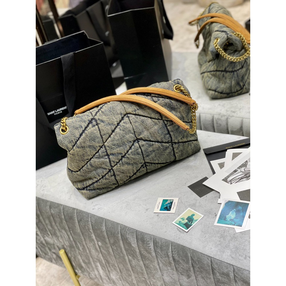 Ysl loulou puffer 35cm jeans Bags