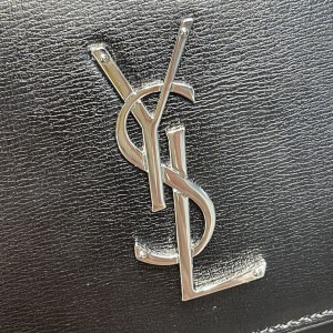Ysl sunset 22x16x8cm black silver tone Bags