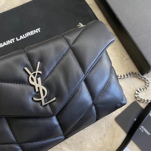 Ysl TOY PUFFER IN LAMBSKIN 23x15.5x8.5cm 