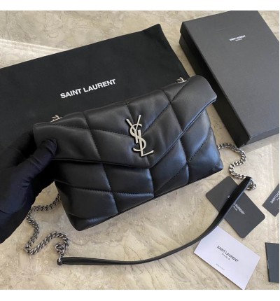 Ysl TOY PUFFER IN LAMBSKIN 23x15.5x8.5cm