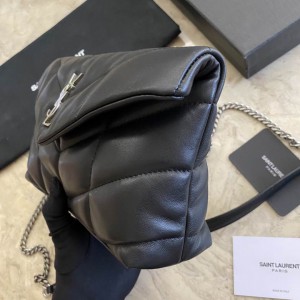 Ysl TOY PUFFER IN LAMBSKIN 23x15.5x8.5cm 