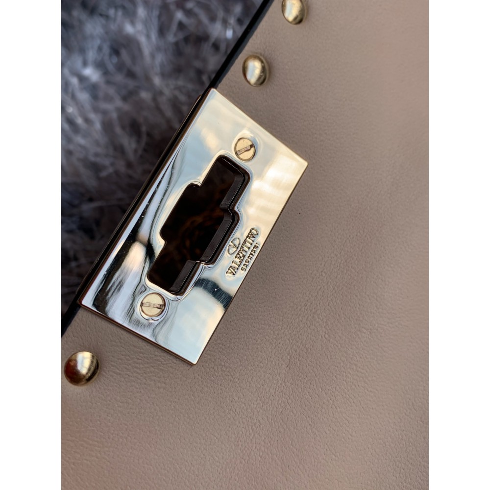 Valentino medium rockstud spike W23xH16xD6.5 cm Bags