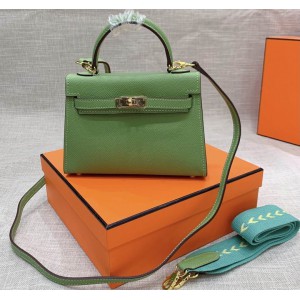 Hermes kelly bag 22cm mint green Bags