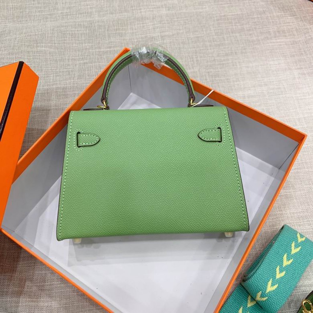 Hermes kelly bag 22cm mint green Bags