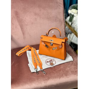 Hermes kelly bag 22cm orange Bags