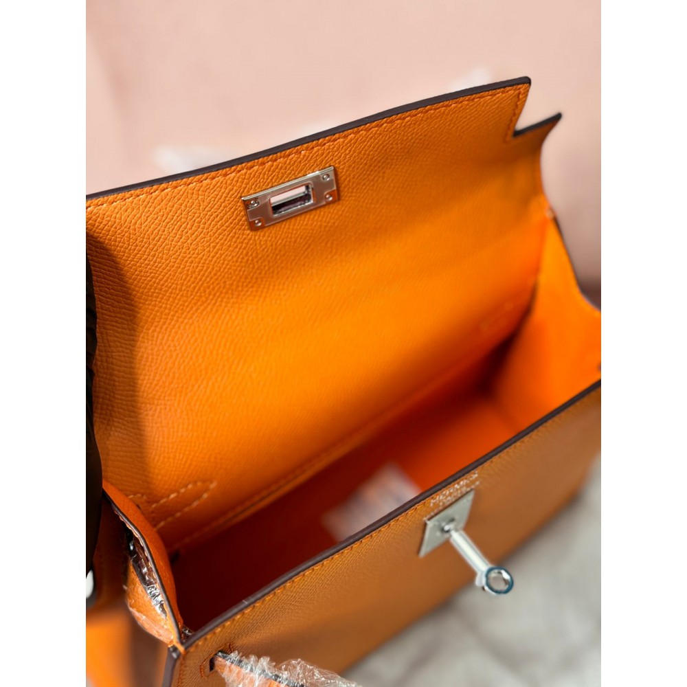 Hermes kelly bag 22cm orange Bags