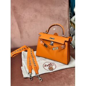 Hermes kelly bag 22cm orange Bags