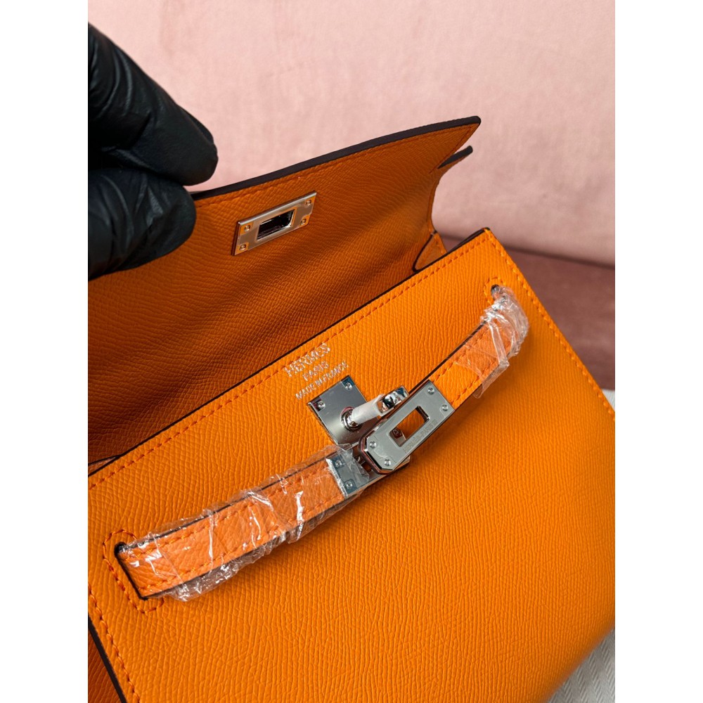 Hermes kelly bag 22cm orange Bags