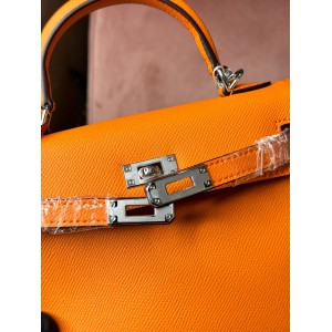 Hermes kelly bag 22cm orange Bags