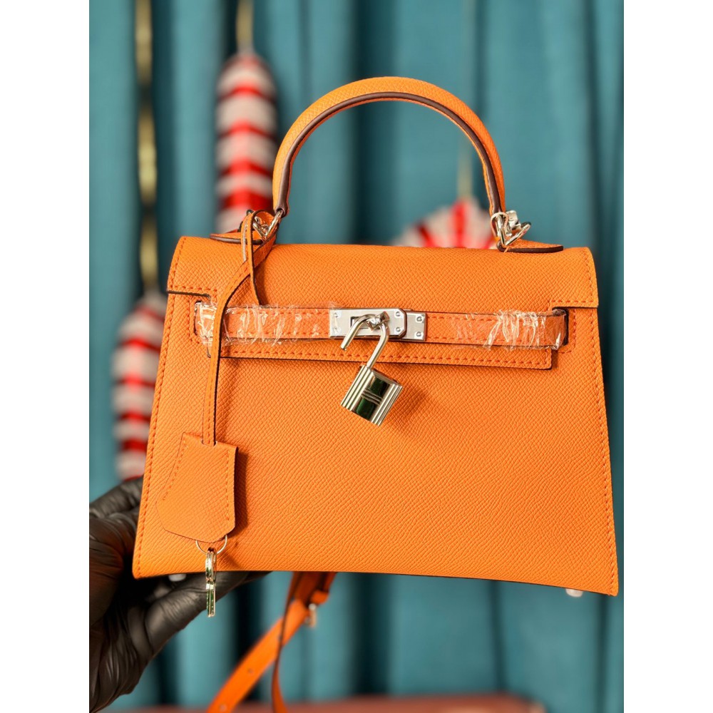 Hermes kelly bag 22cm orange Bags