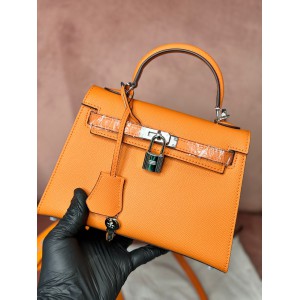 Hermes kelly bag 22cm orange Bags