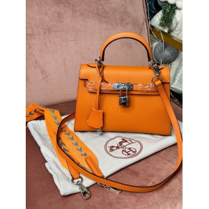 Hermes kelly bag 22cm orange Bags
