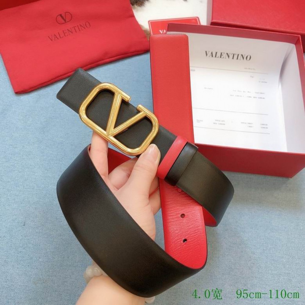 Valentino belt 4 cm black - red double side Accesories