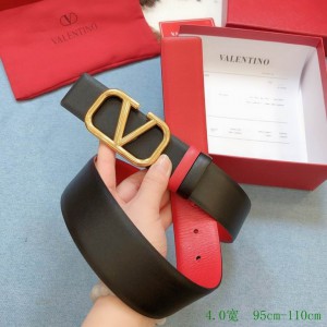 Valentino belt 4 cm black - red double side Accesories
