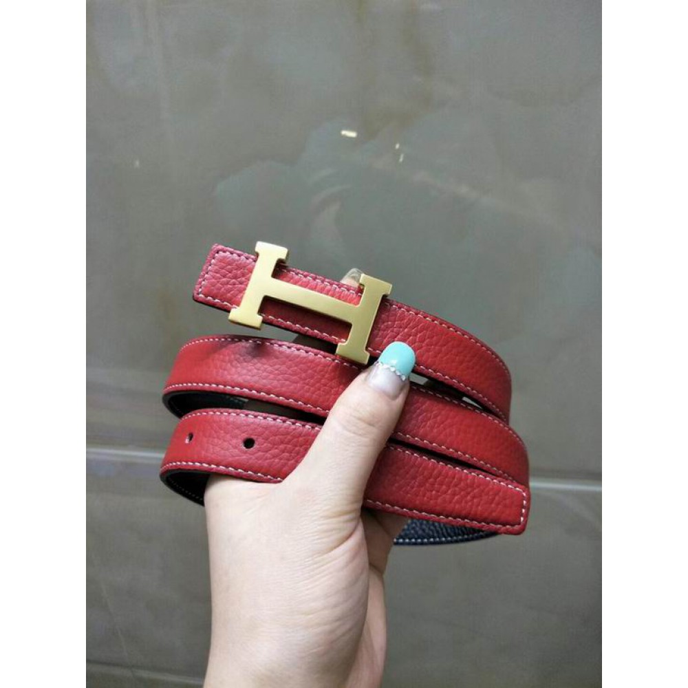 Hermes belt 24mm(2.4cm) red-black double side Accesories