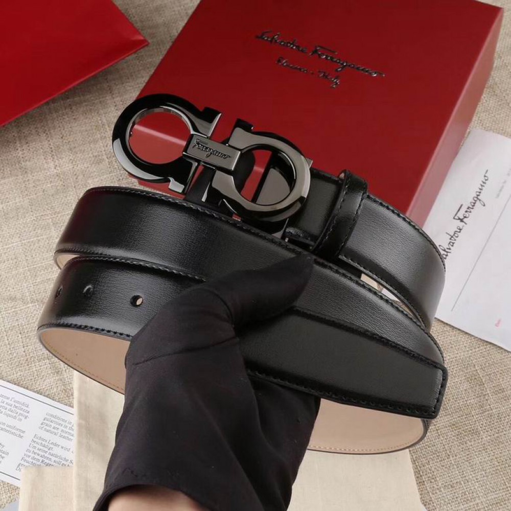 Salvatore ferragamo belt 3.8cm black Accesories
