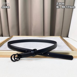Gucci belt 2.0cm total black Accesories