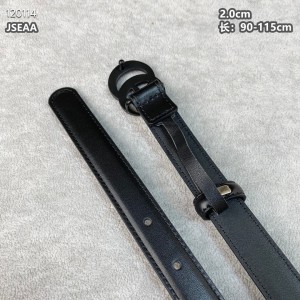 Gucci belt 2.0cm total black Accesories