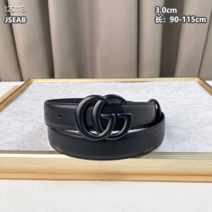 Gucci belt 3.0cm total black Accesories