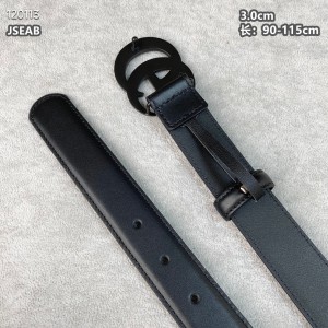 Gucci belt 3.0cm total black Accesories