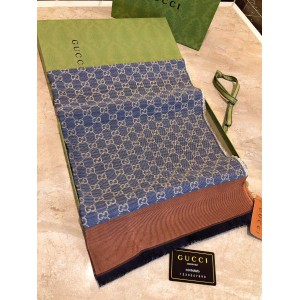 Gucci scarf silk 35% wool 65% Accesories