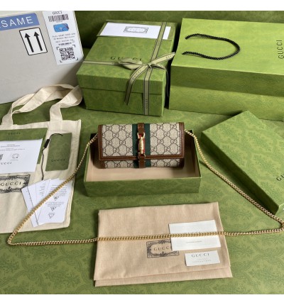 Gucci jackie wallet on chain 19x10x4cm