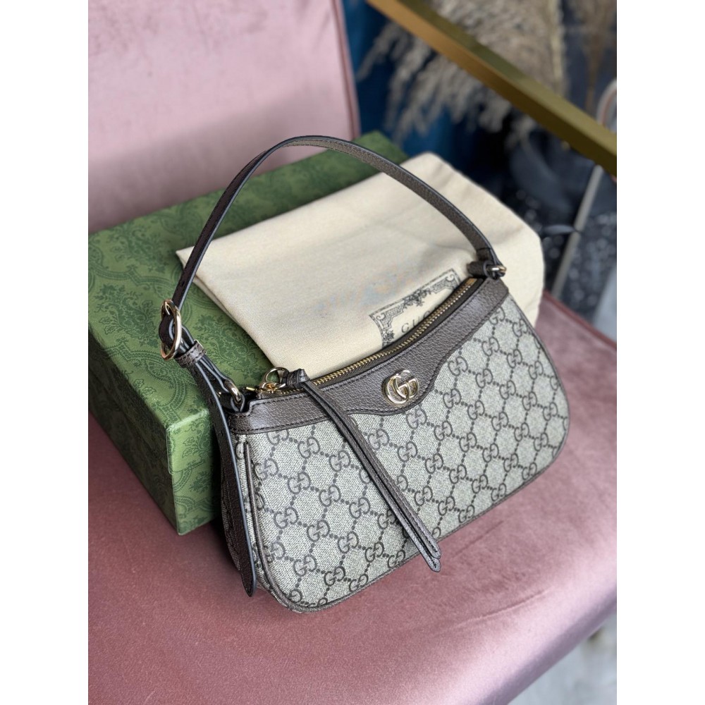 gucci ophidia pochette 25X15X6.5cm brown Bags