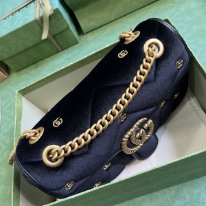 Gucci marmont 26x15x7cm velvet 2024 Bags