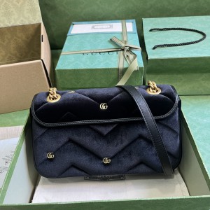 Gucci marmont 26x15x7cm velvet 2024 Bags