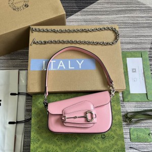 Gucci horsebit 8-12.5X19.5X3-6cm pink Bags