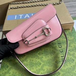 Gucci horsebit 8-12.5X19.5X3-6cm pink Bags