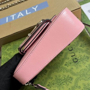 Gucci horsebit 8-12.5X19.5X3-6cm pink Bags