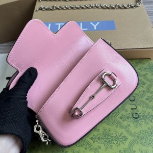 Gucci horsebit 8-12.5X19.5X3-6cm pink Bags