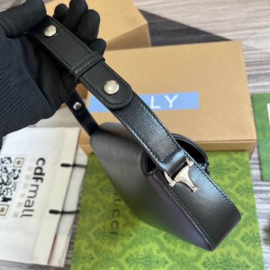 Gucci horsebit 26.5X10.5-17X4-8cm black Bags