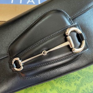 Gucci horsebit 26.5X10.5-17X4-8cm black Bags