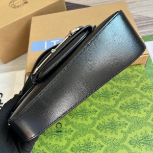 Gucci horsebit 26.5X10.5-17X4-8cm black Bags