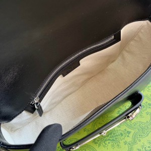 Gucci horsebit 26.5X10.5-17X4-8cm black Bags