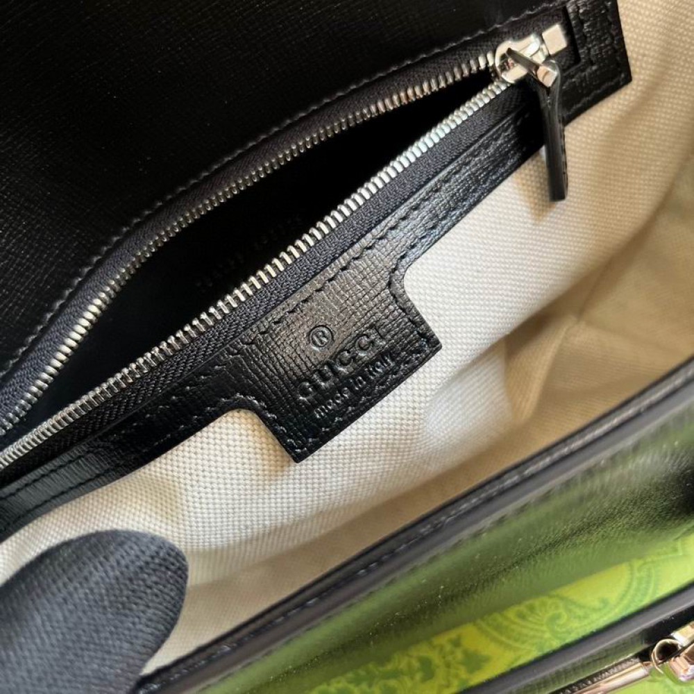Gucci horsebit 26.5X10.5-17X4-8cm black Bags