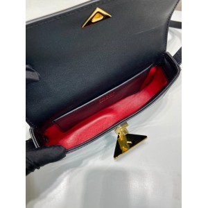 Prada leather shoulder bag 20.5x10.5x4cm 1BD339 Bags