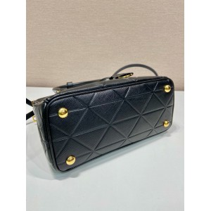 Prada Small Galleria Saffiano Leather Bag 24.5x16.5x11cm Bags