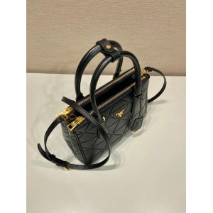 Prada Small Galleria Saffiano Leather Bag 24.5x16.5x11cm Bags