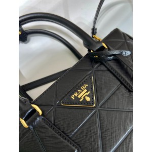 Prada Small Galleria Saffiano Leather Bag 24.5x16.5x11cm Bags