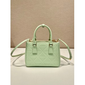 Prada mint Small Galleria Saffiano Leather Bag 24.5x16.5x11cm Bags