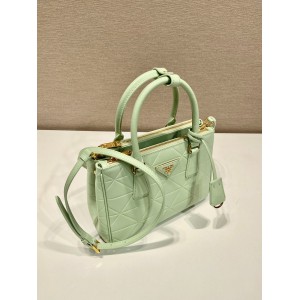 Prada mint Small Galleria Saffiano Leather Bag 24.5x16.5x11cm Bags