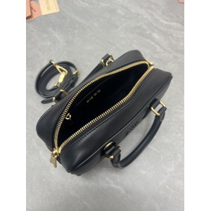 Miu miu Black Arcadie Leather Bag 22X10.5X7.5Cm Bags