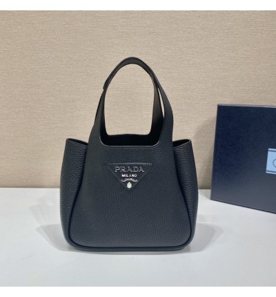 Prada Black Leather Mini Bag 18x16x10cm