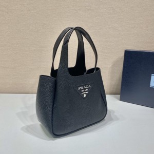 Prada Black Leather Mini Bag 18x16x10cm Bags